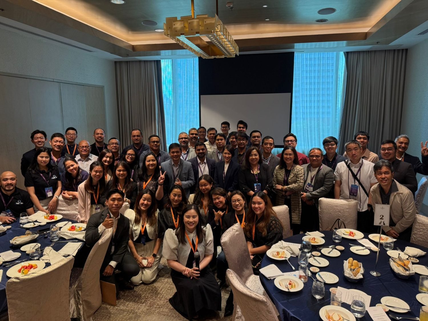 Private Luncheon with Tech Executives in Capiz Room at the AWS Cloud Day Philippines 2025.